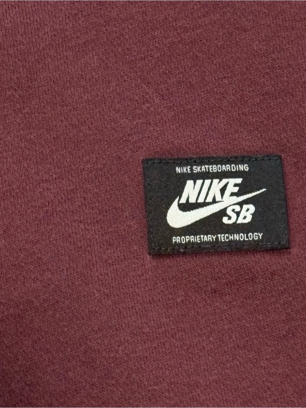 Nike SB Maroon Icon Pullover Hoodie - Men’s L